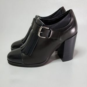 Silvana Buckle Kilt Heels Size 8